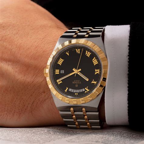 tudor royal 41mm gold|tudor royal date day.